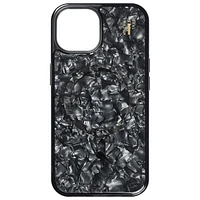Ideal Of Sweden Silicone Fitted Soft Shell Case with MagSafe for iPhone 16e/15/14/13 - Pearlized Black