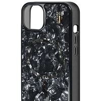 Ideal Of Sweden Silicone Fitted Soft Shell Case with MagSafe for iPhone 16e/15/14/13 - Pearlized Black