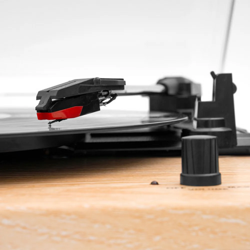 Victrola Montauk VM-135-NAT Belt Drive Bluetooth Turntable - Natural Wood