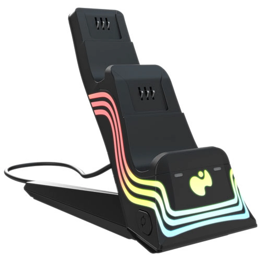PDP Afterglow Wave Dual Charger for Xbox Series X|S / Xbox One - Black
