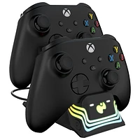 PDP Afterglow Wave Dual Charger for Xbox Series X|S / Xbox One - Black