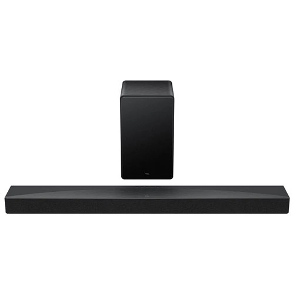 Barre de son 5.1 canaux Dolby Atmos de 580 W Q65H de TCL avec haut-parleur d'extrêmes graves sans fil