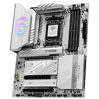 MSI MPG B850 Edge TI WIFI ATX AM5 Motherboard for AMD Ryzen 9000/8000/7000 Series CPUs - White
