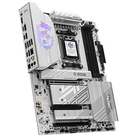 MSI MPG B850 Edge TI WIFI ATX AM5 Motherboard for AMD Ryzen 9000/8000/7000 Series CPUs - White