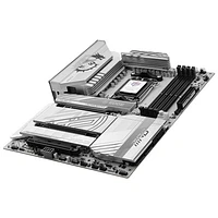 Carte mère MPG X870E EDGE TI WIFI ATX AM5 de MSI pour processeurs Ryzen 9000/8000/7000 d'AMD - Blanc