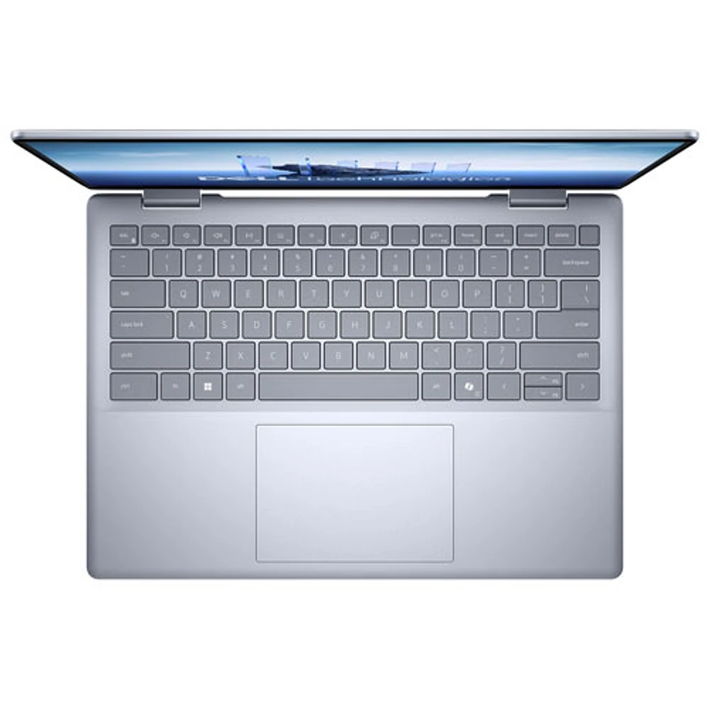 Portable 2-en-1 à écran tactile de 14 po Copilot+ PC Plus de Dell - Bleu glacier (Core Ultra 5 - 226V d'Intel/RAM 16 Go/SSD 512 Go)