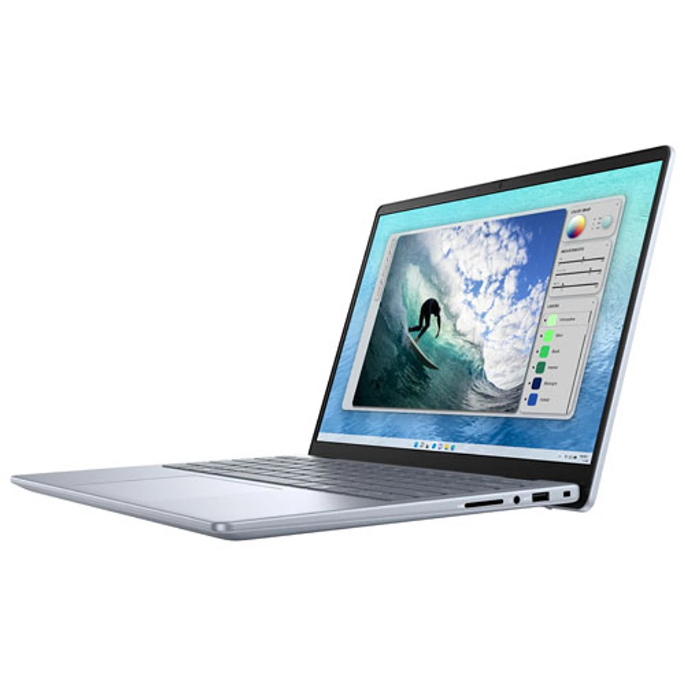 Portable de 14 po Inspiron de Dell - Bleu glacier (Core 7-150U d'Intel/RAM 16 Go/SSD 1 To)