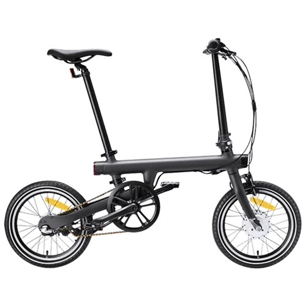 Vélo de ville électrique repliable Xiaomi Mi (moteur de 250 W/jusqu'à 45 km d'autonomie/vitesse maximale de 25 km/h) - Noir