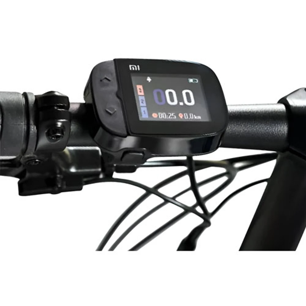 Vélo de ville électrique repliable Xiaomi Mi (moteur de 250 W/jusqu'à 45 km d'autonomie/vitesse maximale de 25 km/h) - Noir