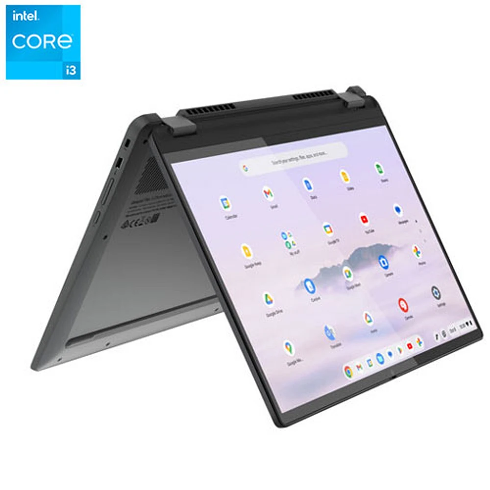 Chromebook IdeaPad Flex 5i de 14 po de Lenovo - Gris tempête (Core i3-1315U d'Intel/RAM 8 Go/SSD 256 Go/ChromeOS)