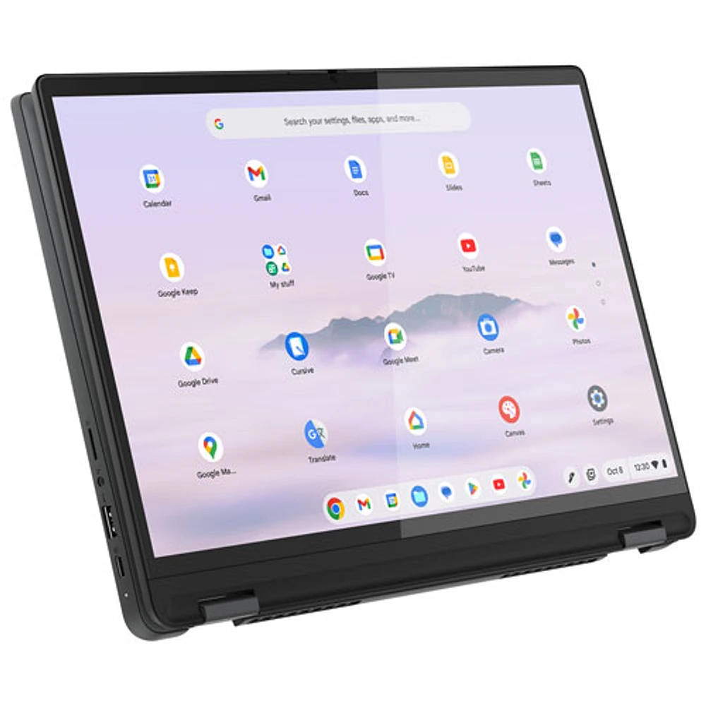 Chromebook IdeaPad Flex 5i de 14 po de Lenovo - Gris tempête (Core i3-1315U d'Intel/RAM 8 Go/SSD 256 Go/ChromeOS)