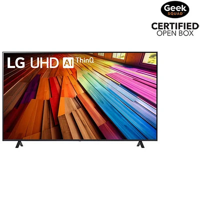 Boîte ouverte - Téléviseur intelligent webOS 24 HDR DEL UHD 4K de 86 po de LG (86UT8000PUA) - 2024 - Exclusivité de Best Buy