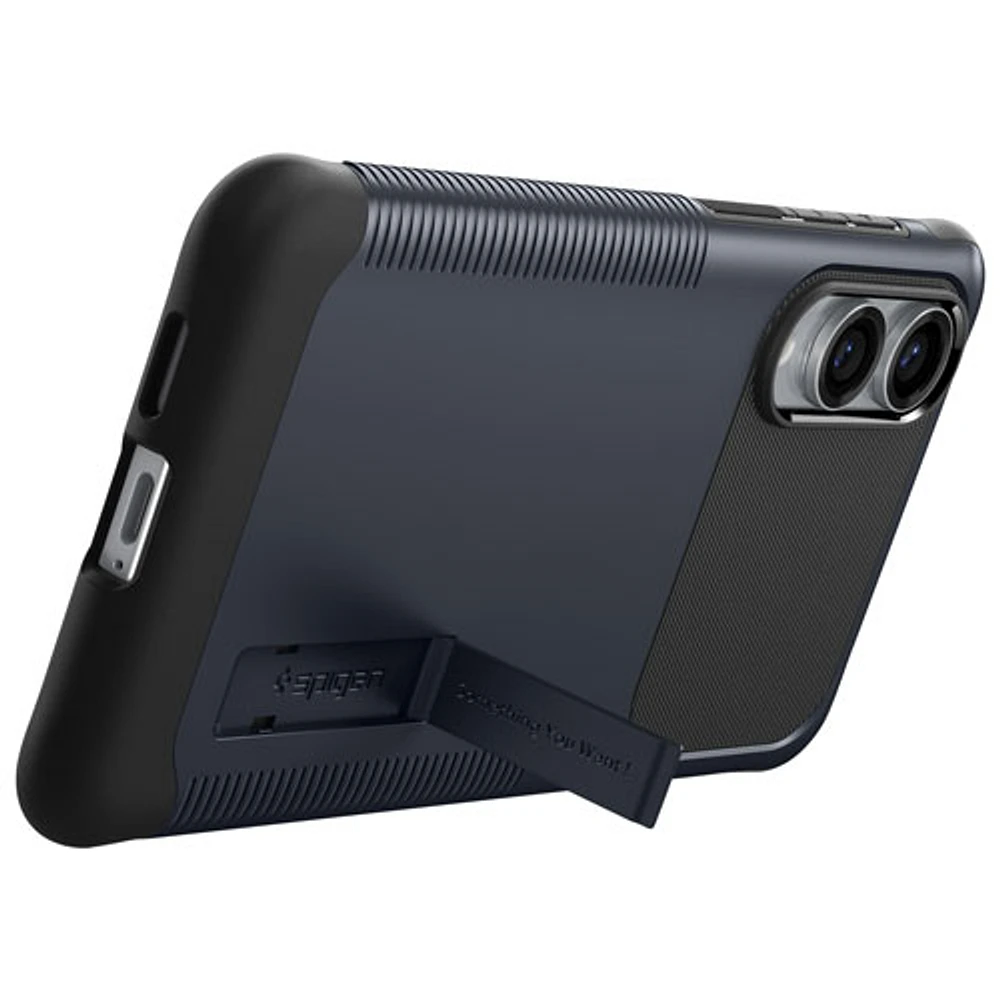 Spigen Slim Armor Fitted Hard Shell Case for Galaxy S25 Edge - Metal Slate