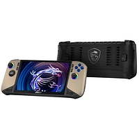 MSI Claw AI+ A2VM 8" Touchscreen Gaming Console Bundle - Sandstorm (Intel Core Ultra 7-258V/32GB RAM/1TB SSD)