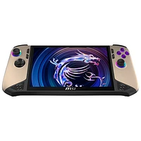 MSI Claw AI+ A2VM 8" Touchscreen Gaming Console Bundle - Sandstorm (Intel Core Ultra 7-258V/32GB RAM/1TB SSD)