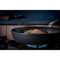 Batterie de cuisine en aluminium de 10 pièces StoneShield de T-fal - Noir