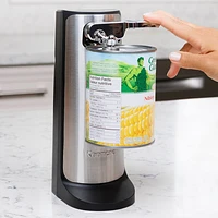 Kenmore 3-in-1 Electric Can Opener with Knife Sharpener & Bottle Opener (KKCO) - Black