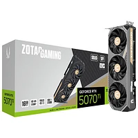 Carte graphique de jeu GeForce RTX 5070 Ti Solid SFF OC 16 Go GDDR7 de ZOTAC