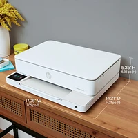 Imprimante à jet d'encre tout-en-un sans fil Envy 6165e de HP - Blanc