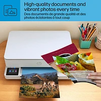 Imprimante à jet d'encre tout-en-un sans fil Envy 6165e de HP - Blanc