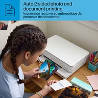 Imprimante à jet d'encre tout-en-un sans fil Envy 6165e de HP - Blanc