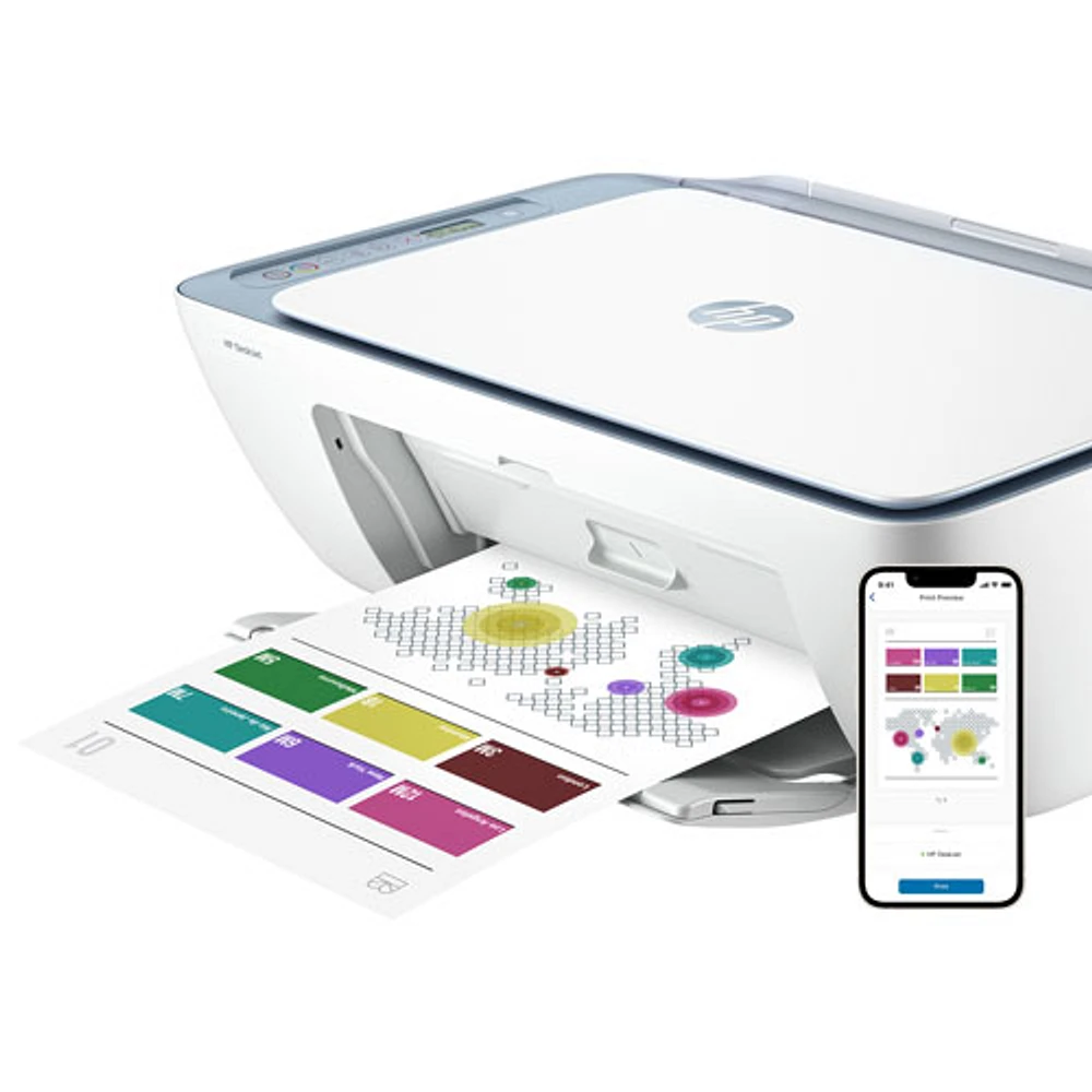 HP DeskJet 2842e Wireless All-In-One Inkjet Printer