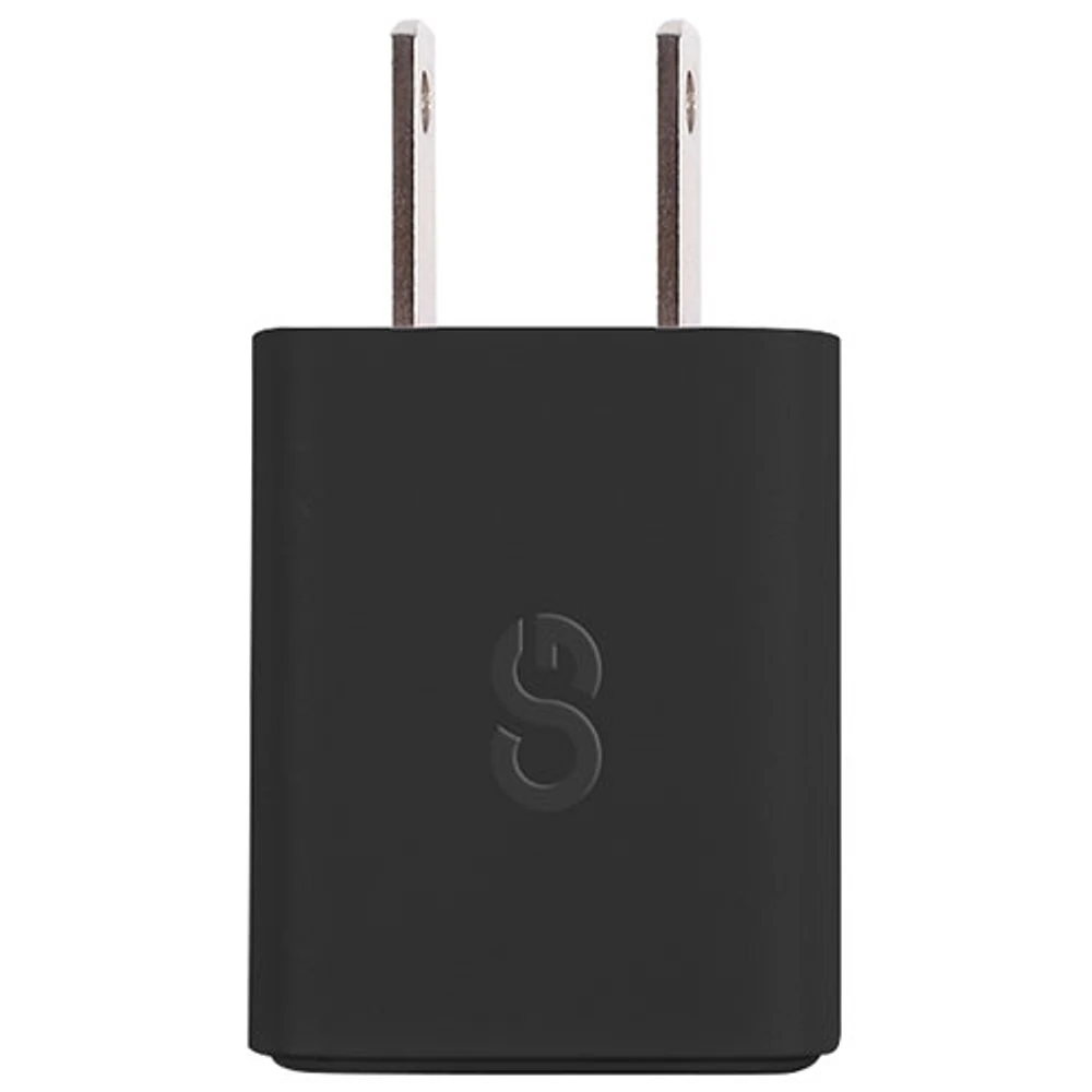 Chargeur mural PD GaN USB-C de 30 W Vibrance de LOGiiX - Noir