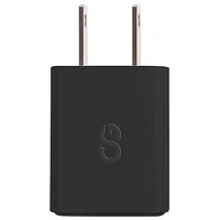 Chargeur mural PD GaN USB-C de 30 W Vibrance de LOGiiX - Noir