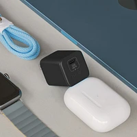 Chargeur mural PD GaN USB-C de 30 W Vibrance de LOGiiX - Noir