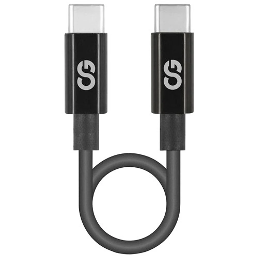 LOGiiX Sync & Charge Shortie 0.3m (1 ft.) USB-C to USB-C Cable
