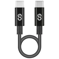 LOGiiX Sync & Charge Shortie 0.3m (1 ft.) USB-C to USB-C Cable