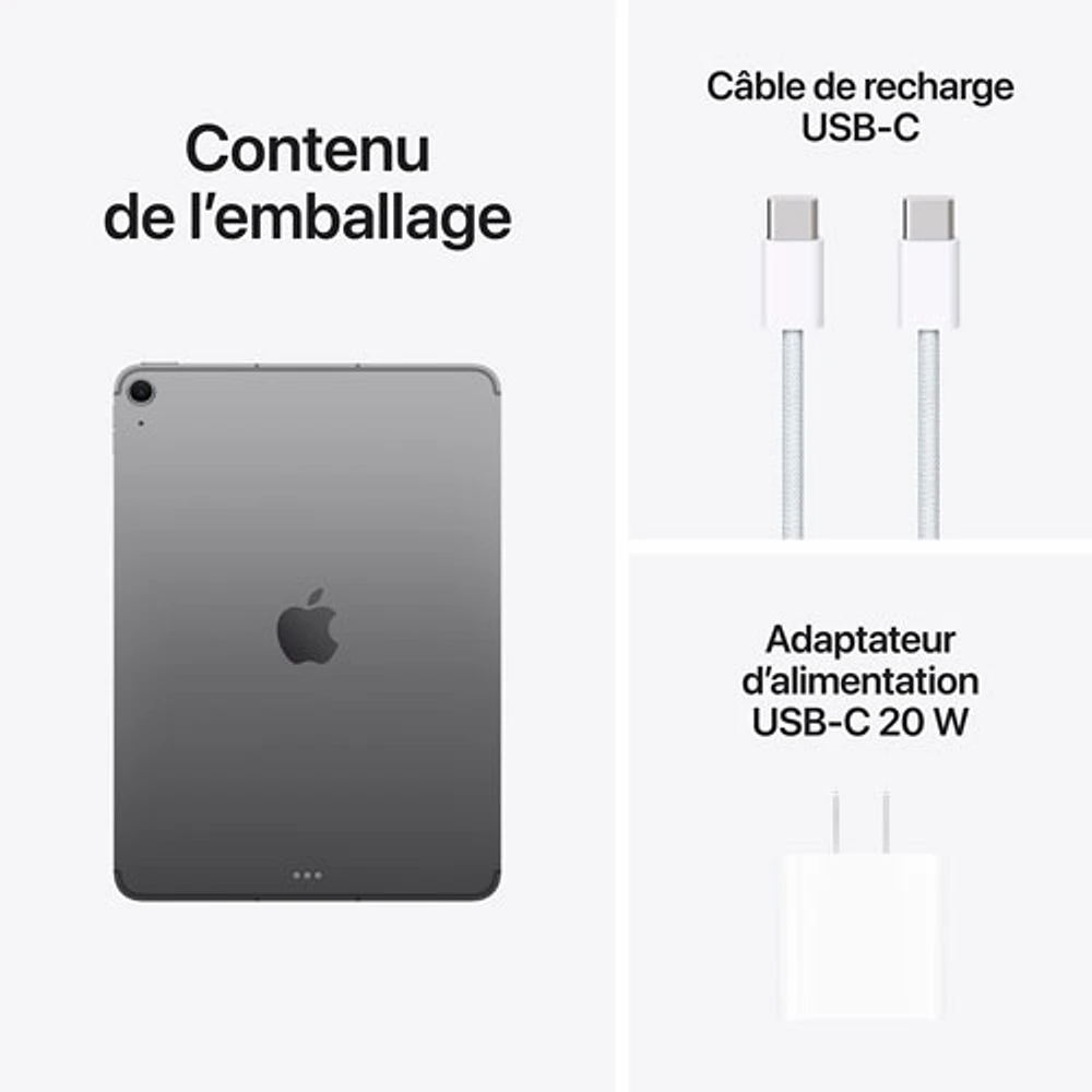 iPad Air M3 po Go avec Wi-Fi 6E et 5G d'Apple (7e génération