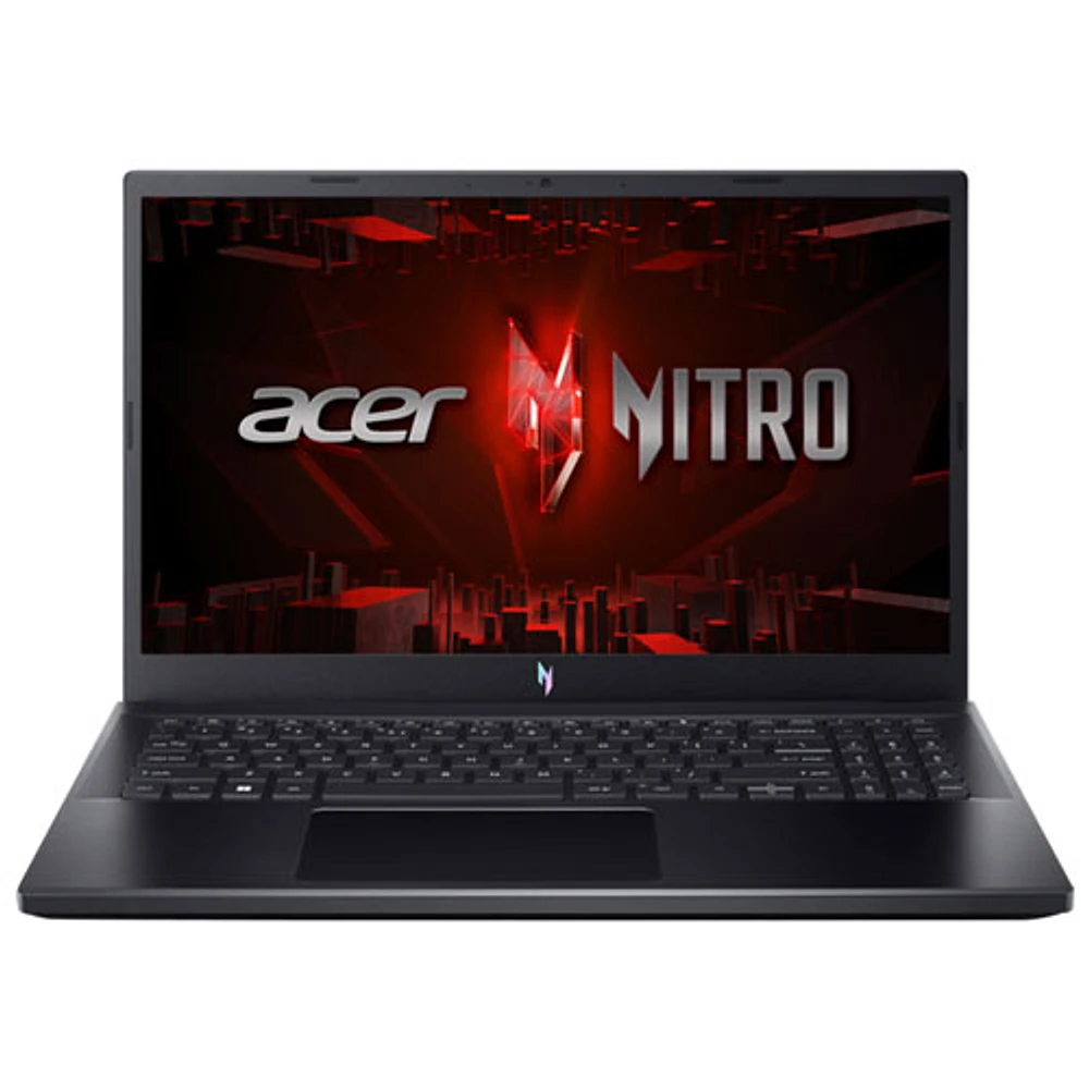 Portable de jeu de 15,6 po Nitro V d'Acer - Noir (Ryzen 7 7735HS d'AMD/RAM 16 Go/SSD 512 Go/RTX 4050/Windows 11)