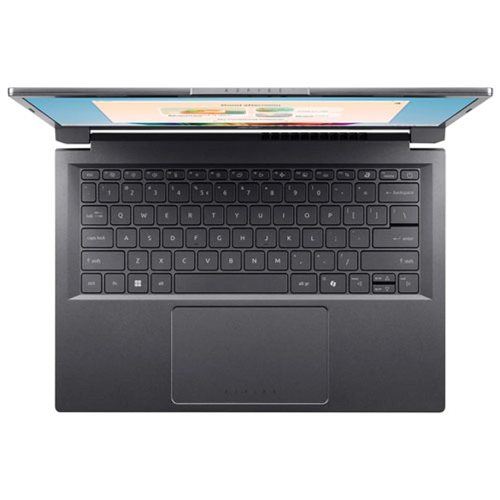 Portable Copilot+ PC de 14 po Aspire d'Acer - Gris (Core Ultra 5 226V d'Intel/RAM 16 Go/SSD 512 Go/Windows 11)