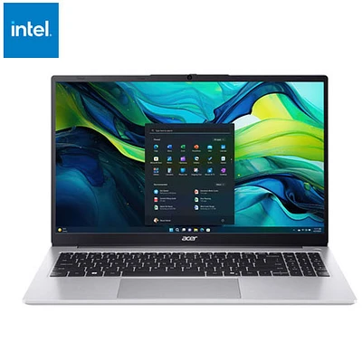 Portable de 15,6 po Aspire Lite d'Acer - Argenté (N150 d'Intel/RAM 8 Go/SSD 512 Go/Windows 11)