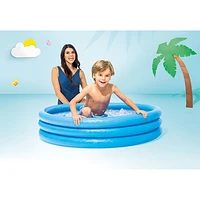 Piscine gonflable pour enfants Crystal Blue d'Intex - Bleu