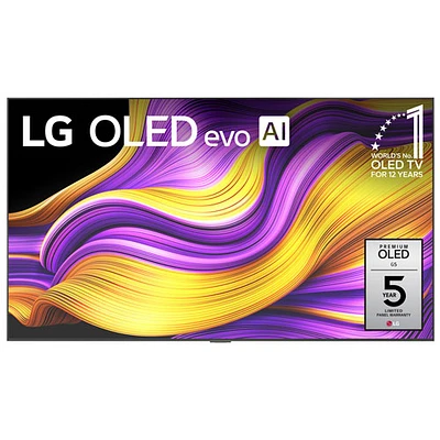 LG 77" 4K UHD HDR OLED evo G5 webOS Smart TV (OLED77G5WUA) - 2025