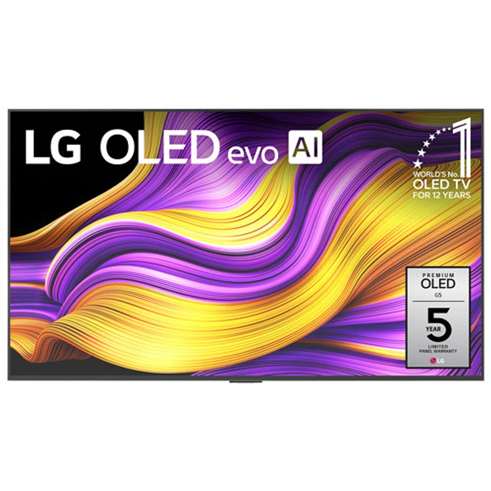 LG 55" 4K UHD HDR OLED evo G5 webOS Smart TV (OLED55G5SUB) - 2025