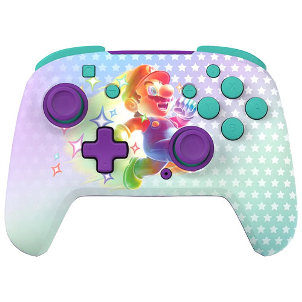 Turtle Beach Glow-in-the-Dark Rematch Wireless Controller for Switch - Invincible Mario