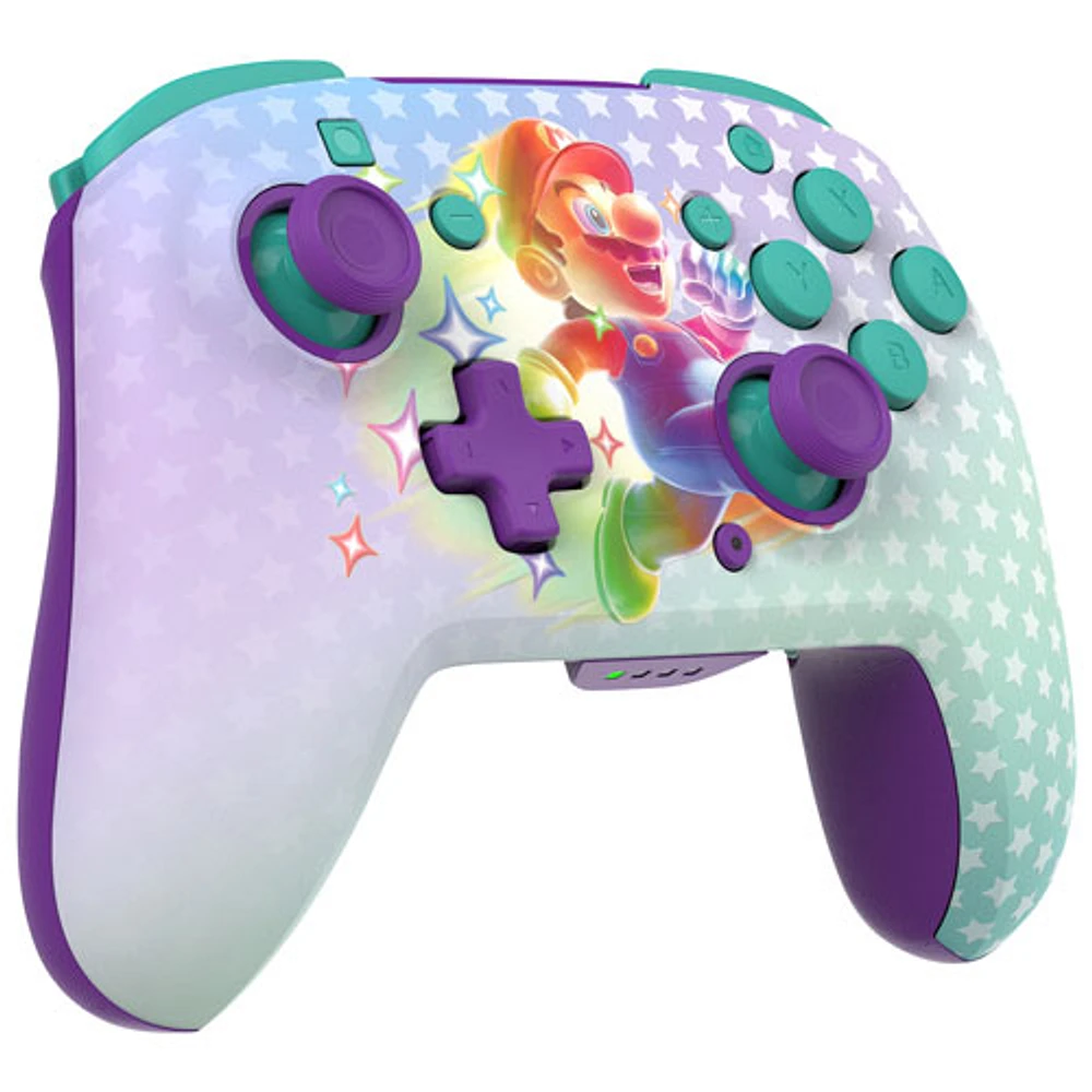 Turtle Beach Glow-in-the-Dark Rematch Wireless Controller for Switch - Invincible Mario