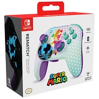 Turtle Beach Glow-in-the-Dark Rematch Wireless Controller for Switch - Invincible Mario