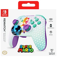 Turtle Beach Glow-in-the-Dark Rematch Wireless Controller for Switch - Invincible Mario