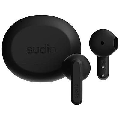 Écouteurs boutons 100 % sans fil A3 Audio de Sudio - Noir
