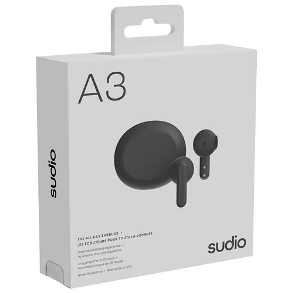 couteurs boutons 100 % sans fil A3 Audio de Sudio
