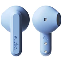 Écouteurs boutons 100 % sans fil A3 Audio de Sudio - Bleu