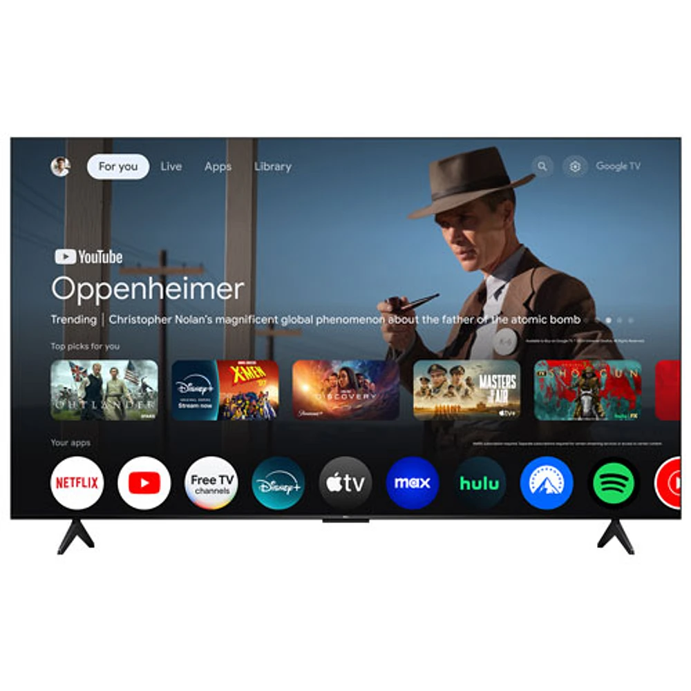 TCL QM5K Series 55" 4K UHD HDR QD Mini-LED Smart Google TV (55QM5K) - 2025 - Only at Best Buy