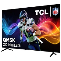 TCL QM5K Series 55" 4K UHD HDR QD Mini-LED Smart Google TV (55QM5K) - 2025 - Only at Best Buy