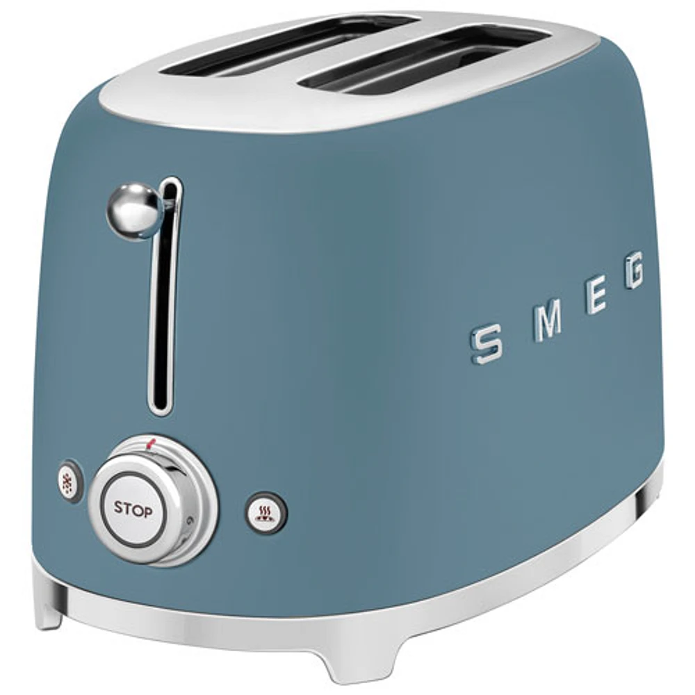 Smeg 50's Style Retro Toaster - 2-Slice - Storm Blue