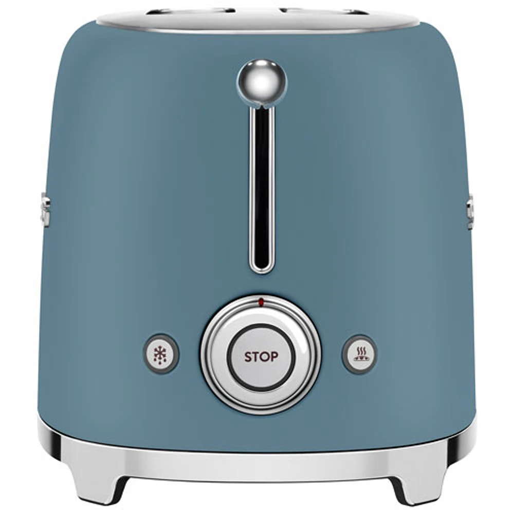 Smeg 50's Style Retro Toaster - 2-Slice - Storm Blue