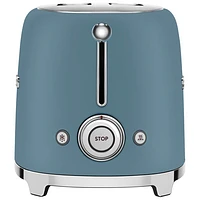 Smeg 50's Style Retro Toaster - 2-Slice - Storm Blue